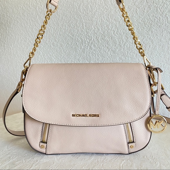 Michael Kors pink Bedford Legacy Pebbled Leather 2 way Bag - Picture 3 of 11